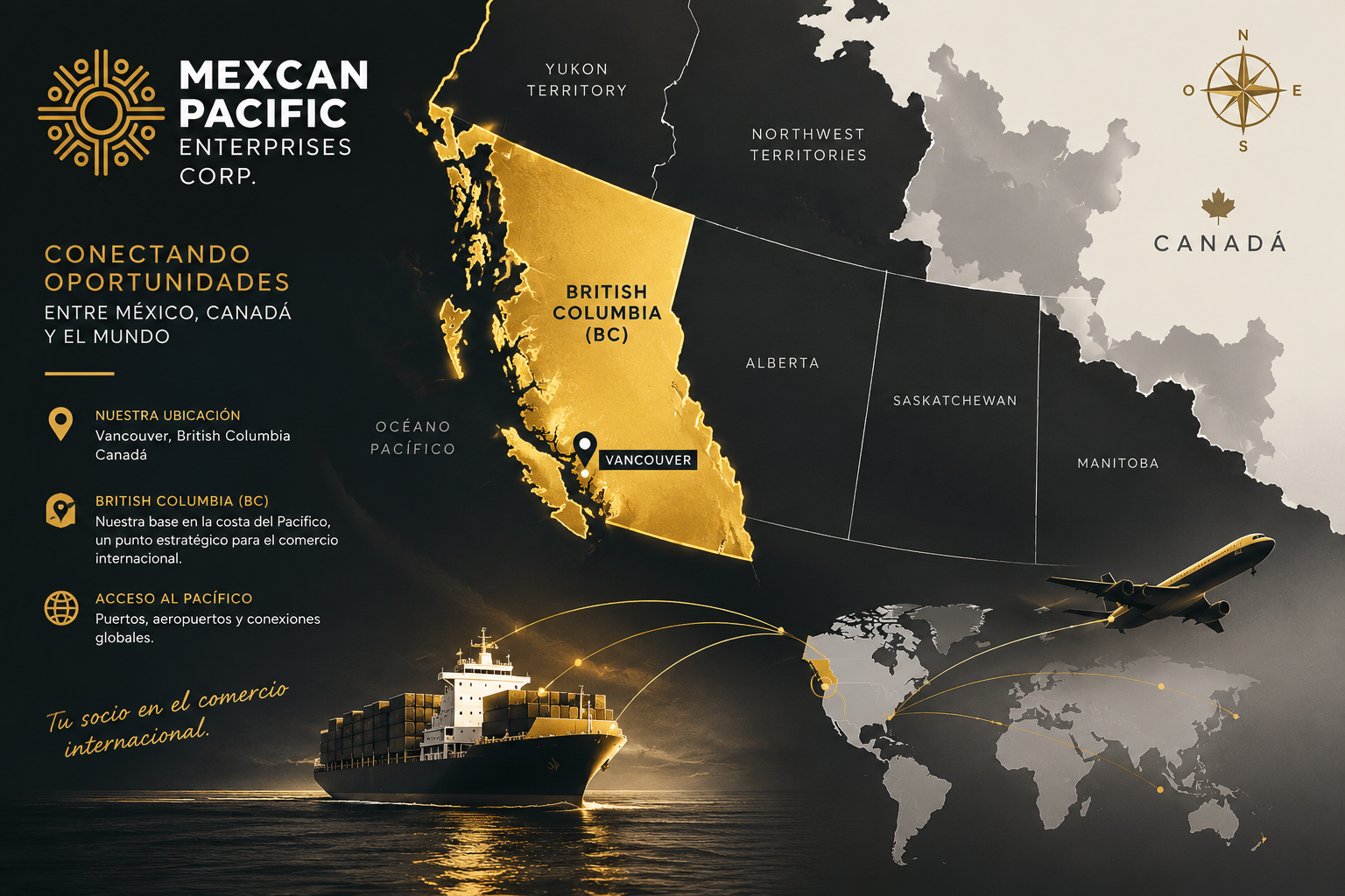 Rutas Comerciales del Pacífico - Mexcan Pacific Enterprises Corp.